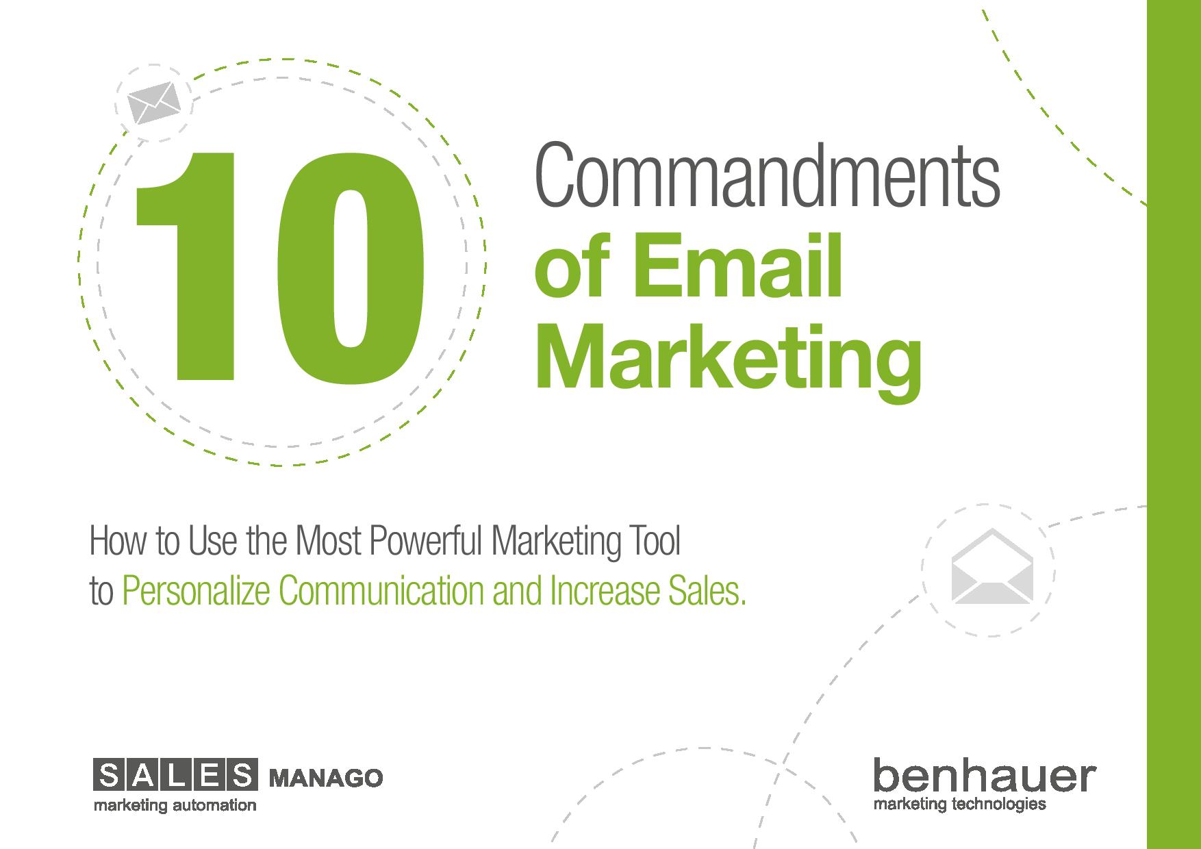 10 Commandments of Email Marketing